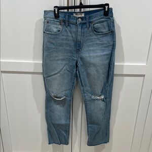 Madewell The High Rise Slim Boyjean